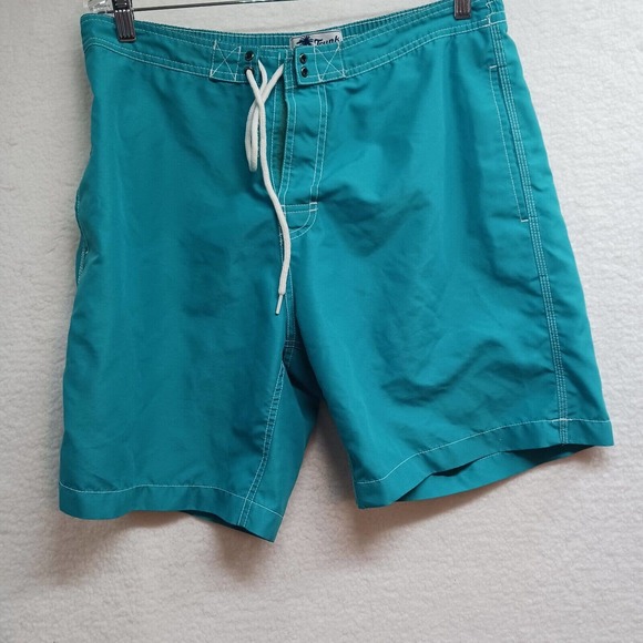 Trunks Surf‎ & Swim Co. Men's Large Turquoise Trunks - Picture 5 of 11